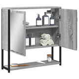 Bathroom Mirror Cabinet Grey Sonoma 60x16x60 cm Engineered Wood 842424