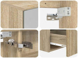 Bathroom Cabinet Set 5 pcs Sonoma Oak Engineered Wood 3406353