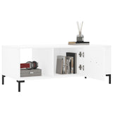 Coffee Table White 102x50x40 cm Engineered Wood 829300