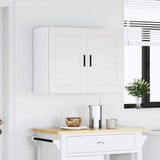 Kitchen Wall Cabinet Porto White Engineered Wood 854067
