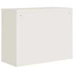 ZNTS File Cabinet White 90x40x110 cm Steel 3188310