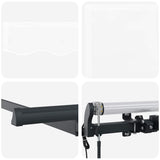 Retractable Awning White 350 x 200 cm Fabric 3329726