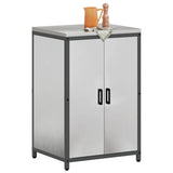 Kitchen Storage HATTEM Silver 60 x 50 x 92 cm Steel 874993