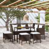 Couch Sofa Set Brown, Cream White 318580