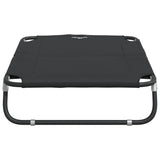 Dog Bed Foldable Anthracite Oxford Fabric and Steel 172605