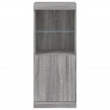 Sideboard with LED Lights Grey Sonoma 41x37x100 cm 836691