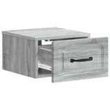 Wall-Mounted Bedside Cabinet 2 pcs Grey Sonoma Engineered Wood 899288