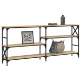 Console Table Sonoma Oak 180x29x76.5 cm Engineered Wood 835475