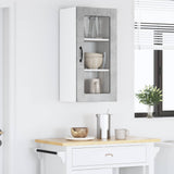 Wall Glass Cabinet LUCCA Concrete Grey 40 x 31 x 80 cm 884991