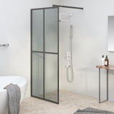Walk-in Shower Screen 80x195 cm Dark Tempered Glass 151884