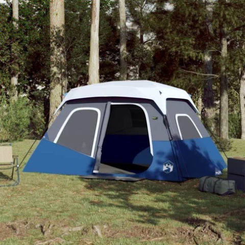 ZNTS Family Tent with LED 6-Person Light Green Quick Release 94307