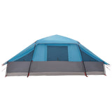 Family Tent with Rainfly Water-resistant 10-Person Blue 42042199