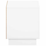 TV Stand 60 x 34.5 x 40 cm High Gloss White Engineered Wood 8011562