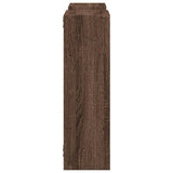 Wall Shelf Brown Oak 96x18x60 cm Engineered Wood 853233