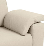 Sofa 2 pcs Beige Linen 3324689