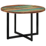 Dining Table 110x75 cm Solid Wood Reclaimed 338480