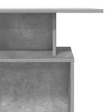 Reception Desk Concrete Grey 100x40x104 cm Engineered Wood 859054