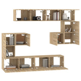 Wall-mounted TV Cabinet Sonoma Oak Engineered Wood 3114584