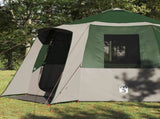 Cabin Tent 12-Person Green and White 405 x 405 x 273 cm 42001098
