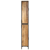 Bathroom Cabinet 40x27x180 cm Iron and Solid Wood Mango 3217113