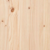 Extra Long Bed Frame without Mattress 180x220 cm Solid Wood Pine 852452