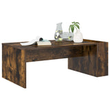 Coffee Table Smoked Oak 95 x 50 x 34 cm Engineered Wood 8000168
