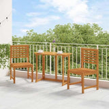 Garden Chair 2 pcs Brown 50 x 50 x 91cm Solid Acacia wood 4107154