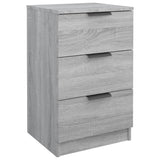 ZNTS Bedside Cabinet Grey Sonoma 40x36x65 cm 817053