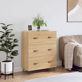 Chest of Drawers Sonoma Oak 69.5x34x90 cm Engineered Wood 827823