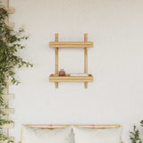 Wall Shelf with Shelf Wall-mounted Brown 39 x 26 x 60 cm Bamboo 4106587