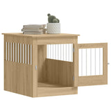 Dog Crate Furniture Sonoma Oak 64.5x80x71 cm Engineered Wood 838332
