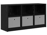 Sideboard with Drawer Black Oak 88.5 x 27.5 x 63.5 cm 8000509