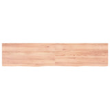 Table Top Light Brown 180x40x cm Treated Solid Wood Oak 3156389