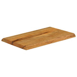 Table Top 70x40x3.8 cm Live Edge Solid Wood Mango 370777
