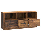 TV Cabinet Old Wood 102 x 34.5 x 47 cm Engineered Wood 895833