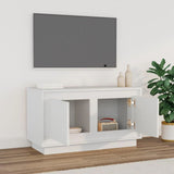 TV Cabinet White 80x35x45 cm Engineered Wood 819852