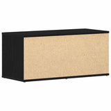 TV Cabinet Black Oak 80 x 34 x 36 cm Engineered Wood 862483