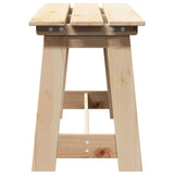 Outdoor Bench Brown 119 x 35 x 47cm Solid pine wood 4012191