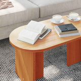 Coffee Table Wax Brown 80 x 39.5 x 35 cm Solid Pine wood 873543