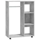 Wardrobe Concrete Grey 80x40x110 cm Engineered Wood 808517