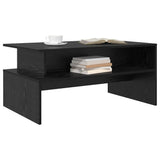 Coffee Table Black Oak 90 x 55 x 42.5 cm Engineered Wood 875157