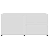 TV Cabinet White 80x34x36 cm Engineered Wood 801850