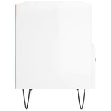 Bedside Cabinets 2 pcs High Gloss White 40x35x47.5 cm Engineered Wood 827425