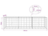 Gabion with 5 mm Wire and 10x10 cm Mesh 150x50x50 cm 3465189