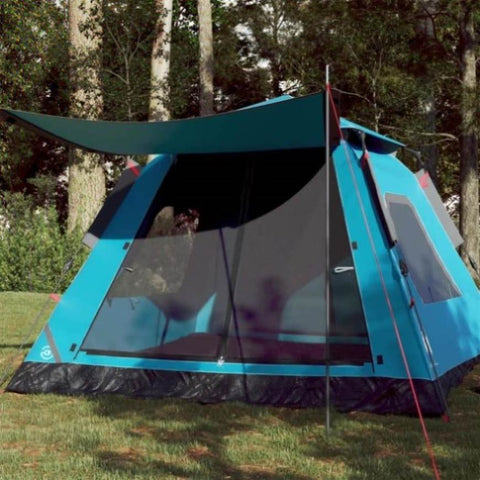 ZNTS Camping Tent Dome 5-Person Blue Quick Release 4004147