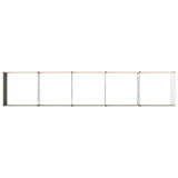 Raised Garden Bed Natural 400 x 80 x 55 cm cold-rolled steel 8006428
