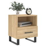 Bedside Cabinet Sonoma Oak 40x35x47.5 cm Engineered Wood 827490