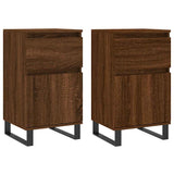 Sideboards 2 pcs Brown Oak 40x35x70 cm Engineered Wood 831179
