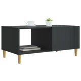 Coffee Table Black 90 x 50 x 40 cm Engineered Wood 894726