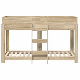 Bunk Bed for Kids Sonoma Oak 75 x 190 cm Engineered Wood 3410541